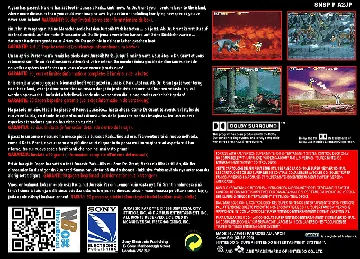 Jurassic Park Part 2 - The Chaos Continues (Europe) (En,Fr,De,It) box cover back